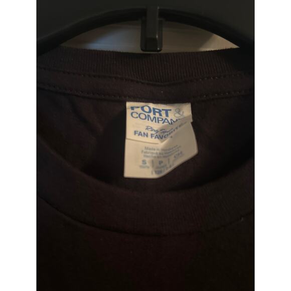 NWT Port and Company Kid's Black T Shirt LEVELING UP TO BIG BRO Size 8 - Picture 3 of 4